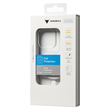 Ốp lưng magsafe iPhone 15 Pro Max Mipow nhựa cứng chống ố vàng, chống trầy, chống va đập trong suốt